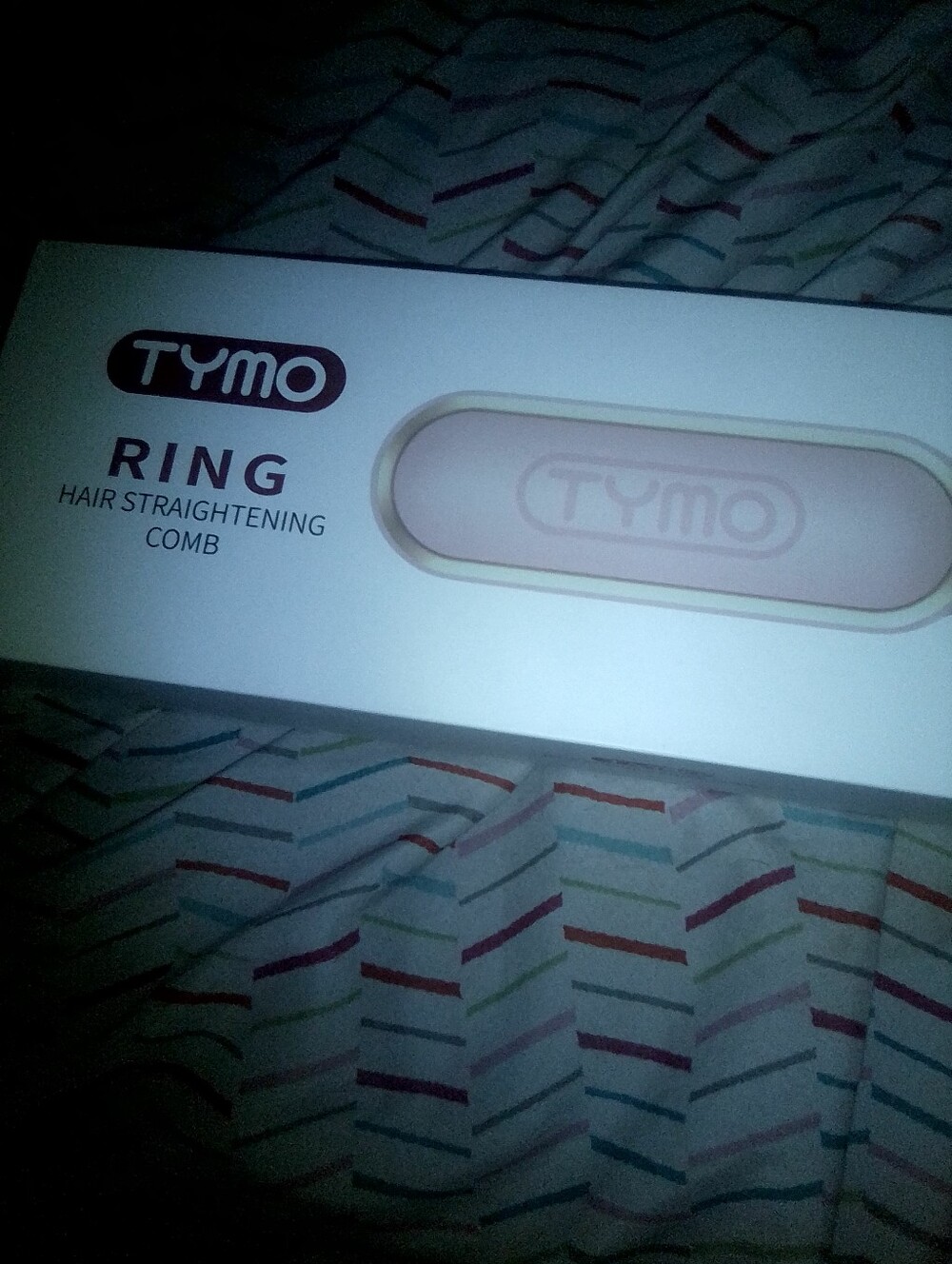 TYMO Ring Pink Hair Straightening Comb